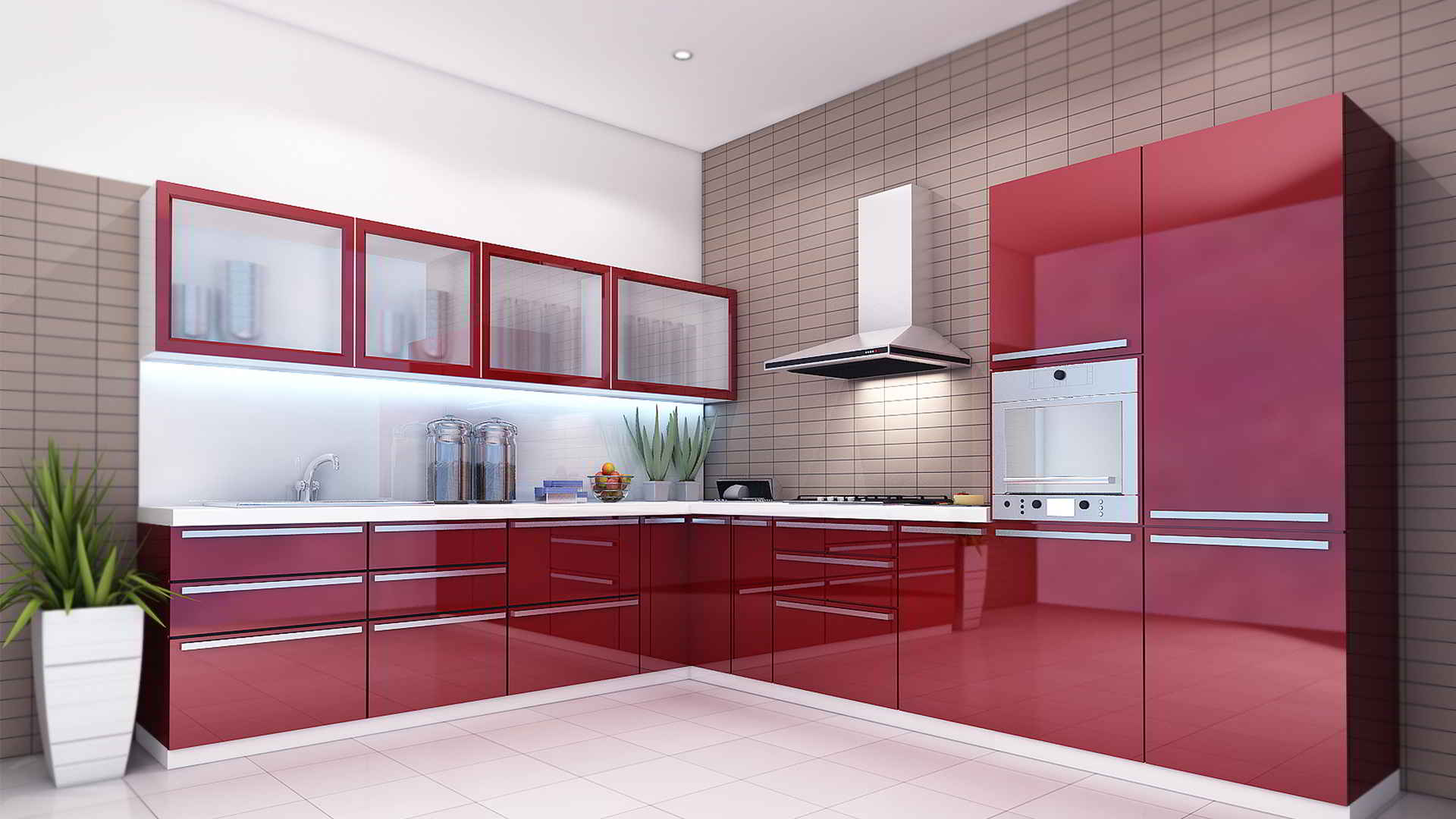 wallpaper design for kitchen cabinet