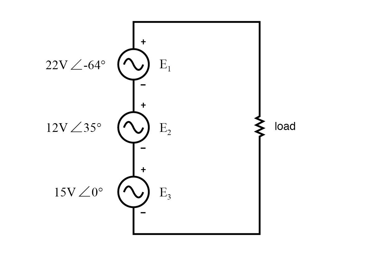 KVL allows addition of complex voltages.