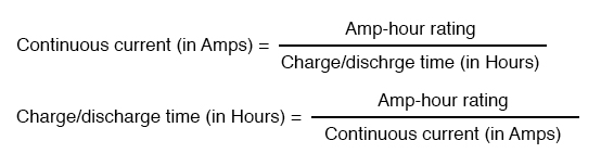how to calculate needed battery ampere hours