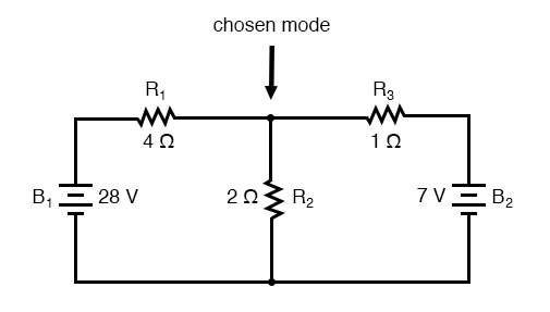 branch current method junction of wires circuit