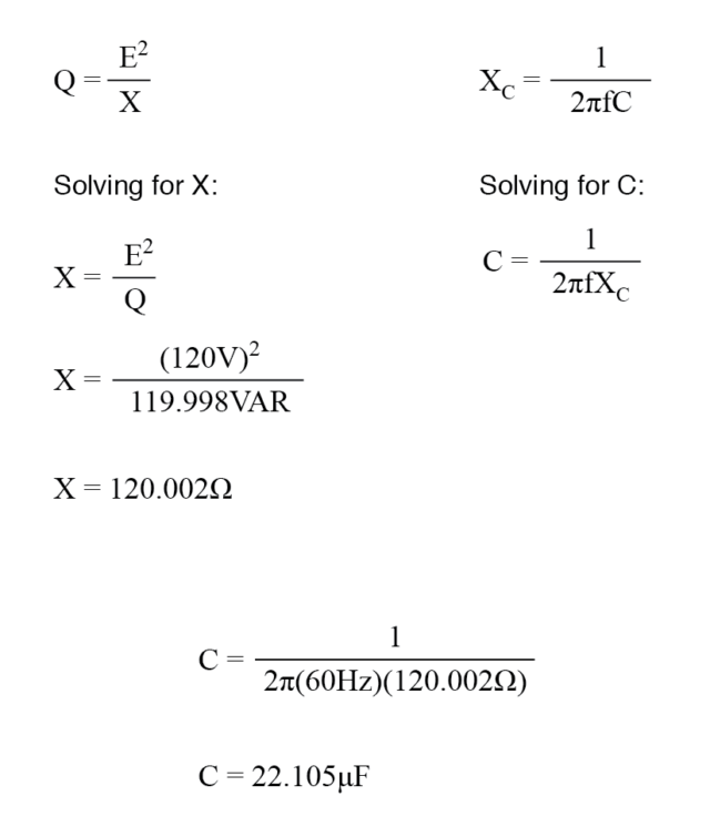 Calculate Correct Capacitor Size Technocrazed