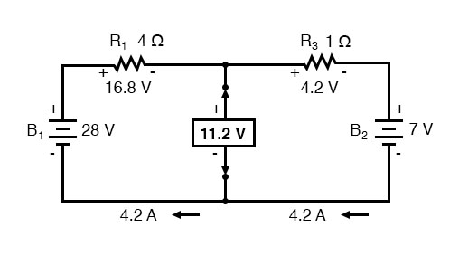determine thevenin voltage diagram