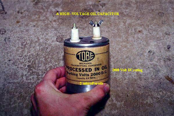 high voltage oil capacitor