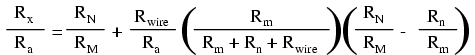kelvin double bridge equation