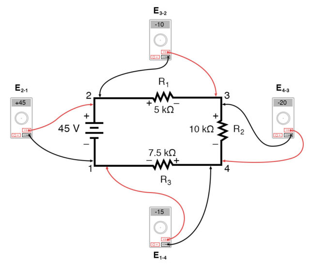 kirchoffs voltage law diagram 1 | TechnoCrazed