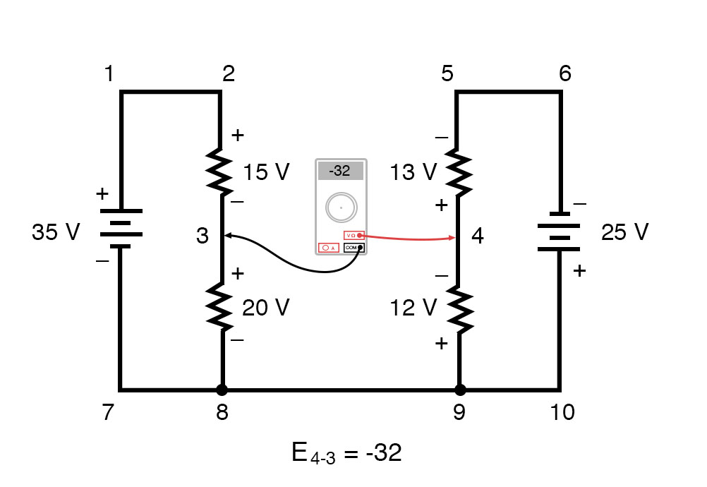 kirchoffs voltage law diagram 6