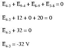 kirchoffs voltage law equation