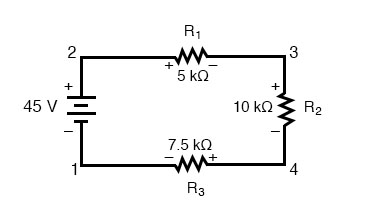 kirchoffs voltage law in series circuit
