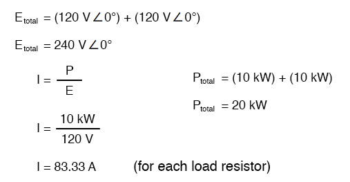 load resistor total circuit current equation