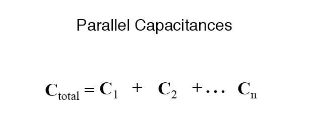 parallel capacitances