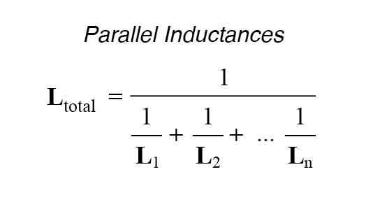 parallel inductaces formula