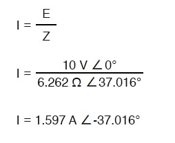 calculate current in the above circuit