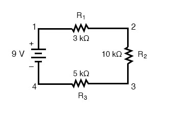 series multiple resistors circuit 2