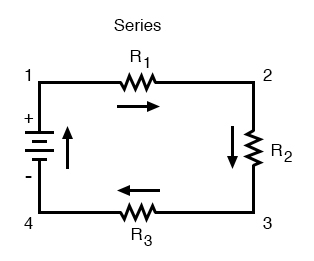 simple series circuit image one