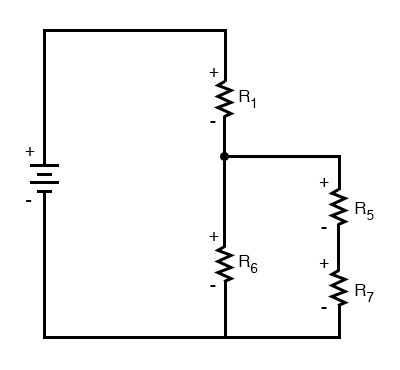 simplified circuit diagram