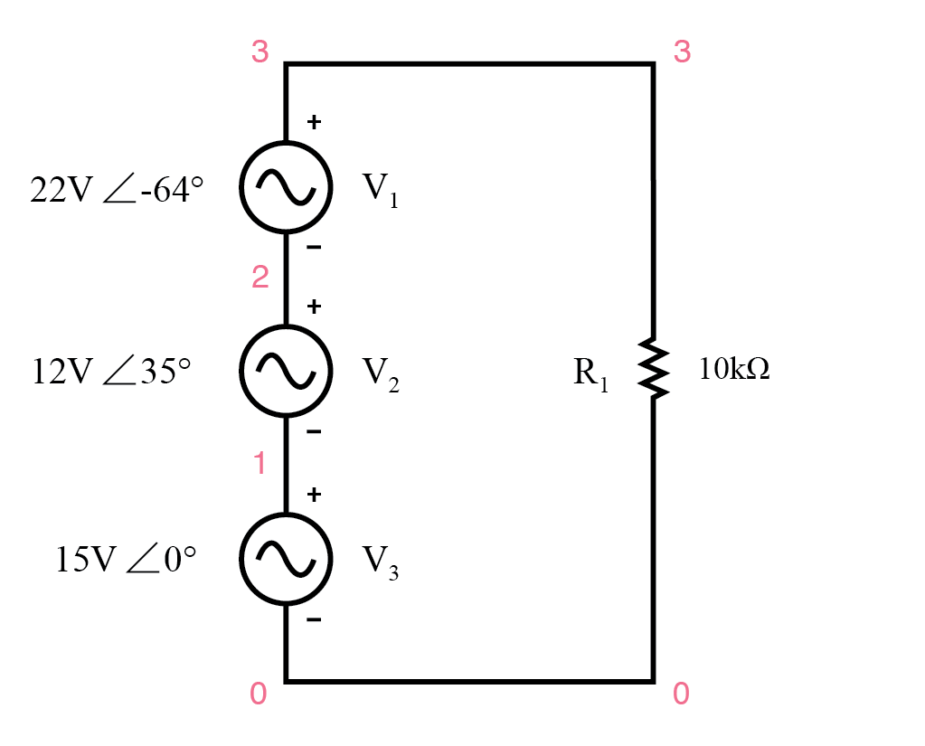 Spice circuit schematic.