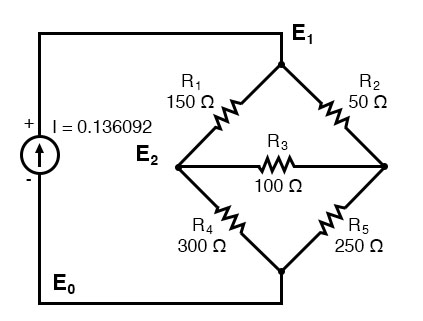 three nodes schematic diagram