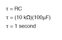 time constant equation