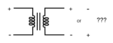 As a practical matter, the polarity of a transformer can be ambiguous.