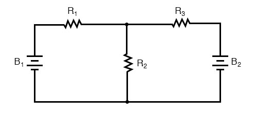 two battery circuit