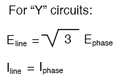 y circuits formula
