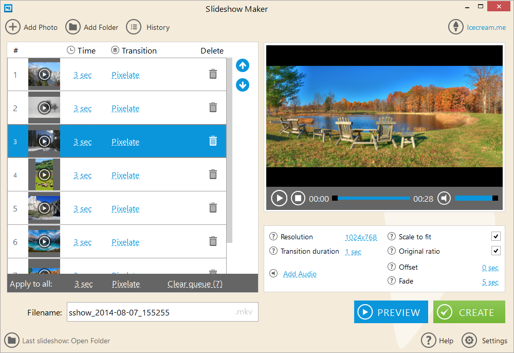 Icecream Slideshow Maker 4.05 free download - Software reviews, downloads,  news, free trials, freeware and full commercial software - Downloadcrew